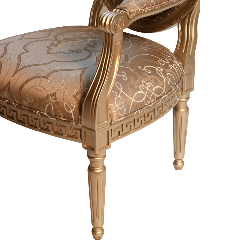 Louis XVII Oval Back Arm Chair