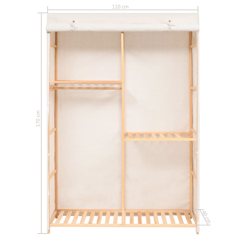 Albertson Solid Wood Wardrobe
