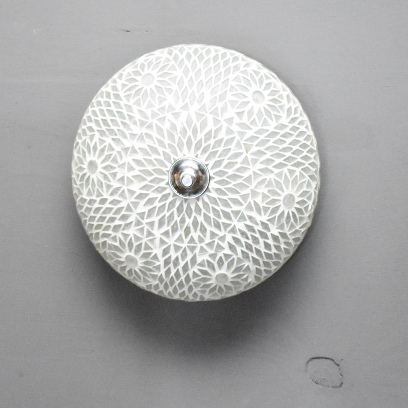 Chauvin Glass Flush Mount, Transparent