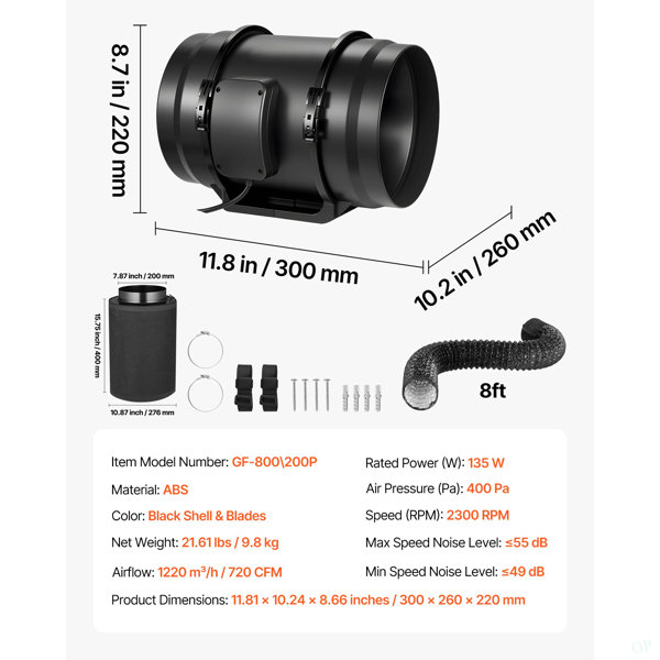 Dimensions du produit