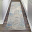 Tapis abstrait gris / bleu Jacey-142451027