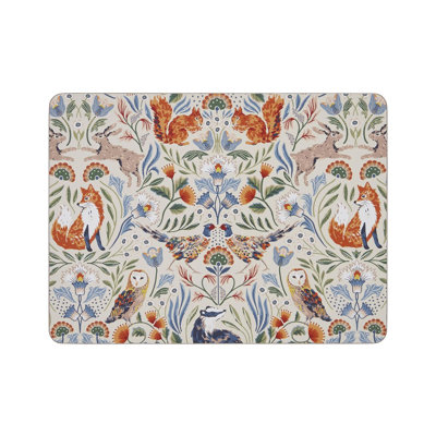 Blackthorn Block Print Rectangle Placemat