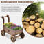 Calumet Wood Wheelbarrow Planter