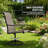 Set of 2 High-Back Swivel Mesh Patio Chairs (Brown)-1863033400