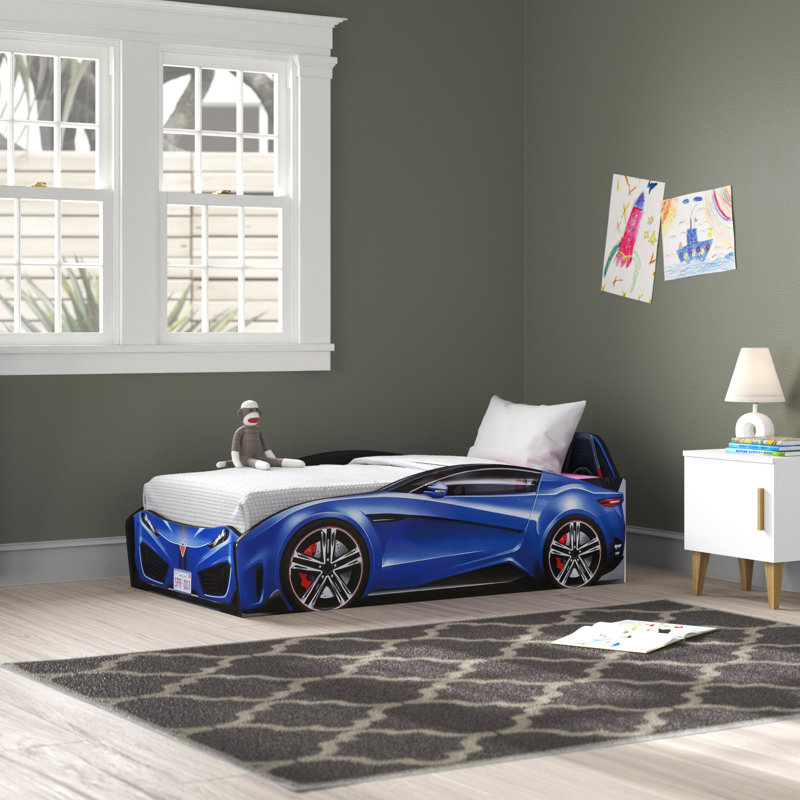 Kurtz Kids Toddler Bed Toddler Beds, Blue