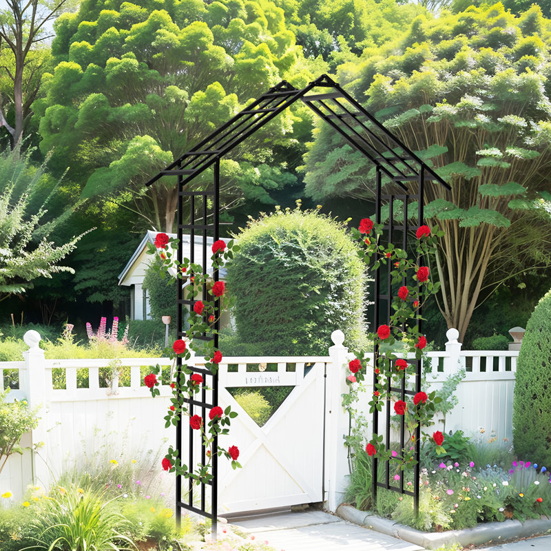 Lron Arbor With Adjustable Width In Black(42.52W''~78.15W'')