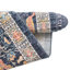 Tapis bleu marine à motif floral Alkire-862948196
