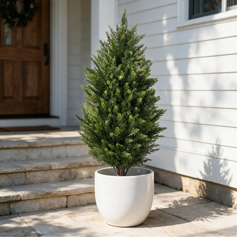 Arbustes topiaires artificiels en forme de boule en pot, idéaux pour la décoration de maison et de jardin, vendus en ensemble pour un jumelage facile