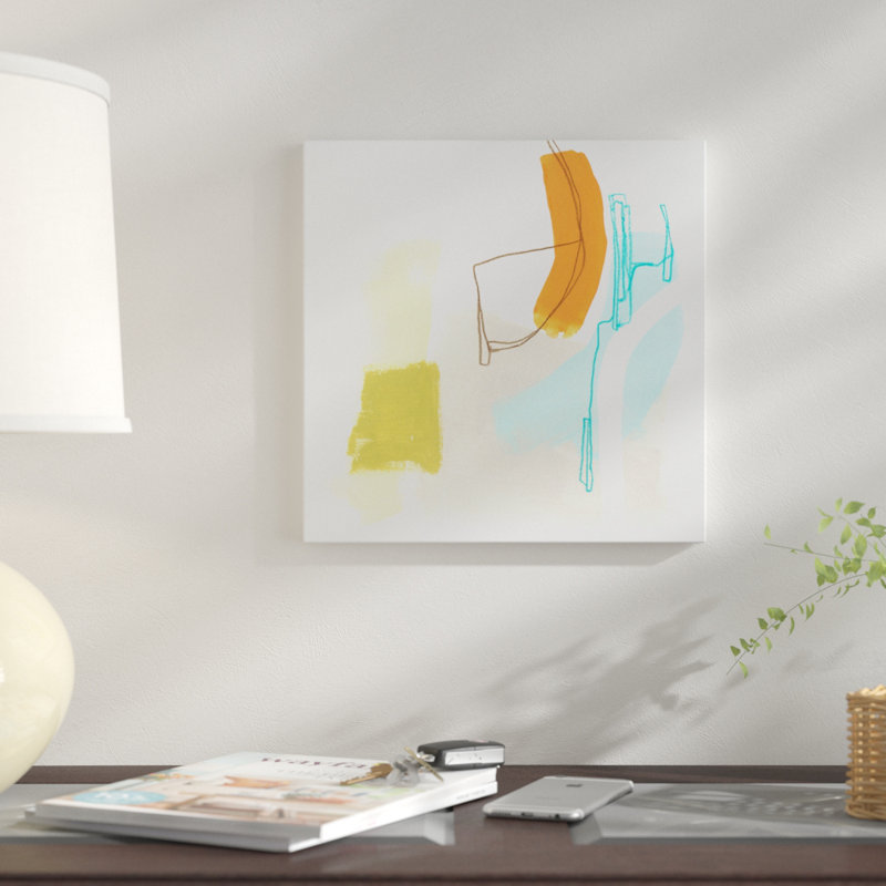 « adagio i », reproduction sur toile, H 12 po x l 12 po x P 1,5 po, Pas de tapis, Toile tendue