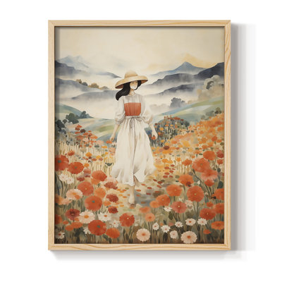 «WOMEN Series», reproduction encadrée en bois massif