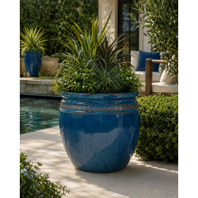 29 in. Coin Pot - Azul