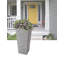 Valencia Tall Stone Composite Pot Planter with Plant Shelf-90848194-90848195