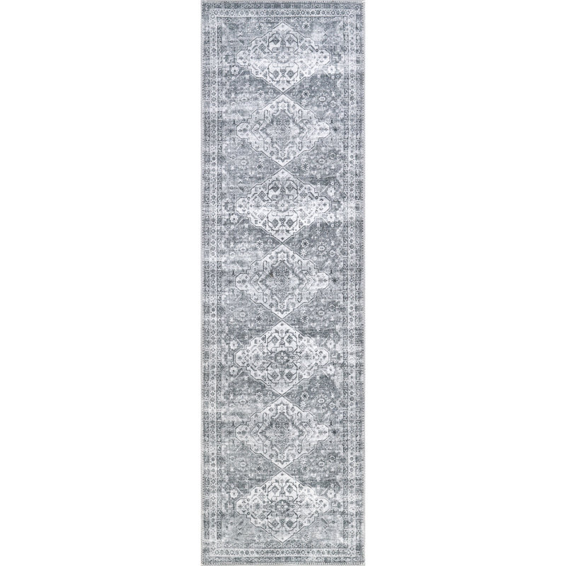 ELISE 2.6X7.6 6300-900 GREY, Runner 2'6" x 7'6"