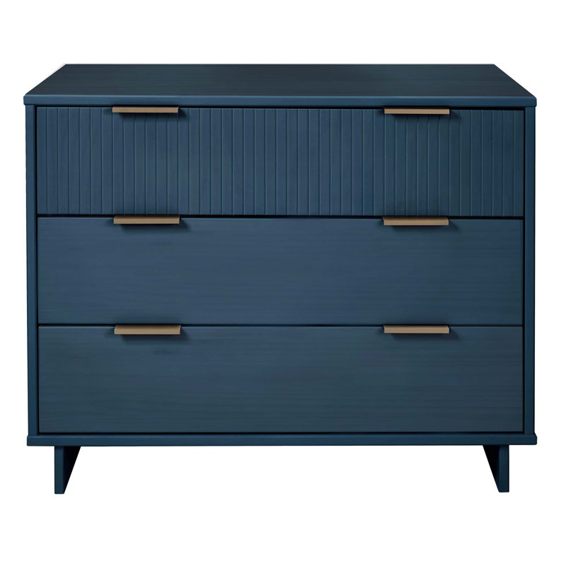 Commode 38 po Granville (3 tiroirs) Granville, Bleu très foncé