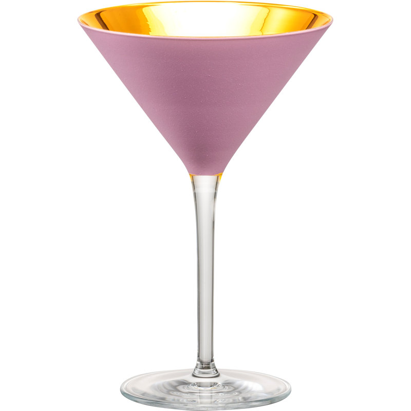 2.25 oz. Crystal Martini Glass, Pink