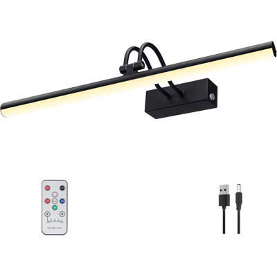 16'' Dimmable Wall Mount Picture Light with Remote
