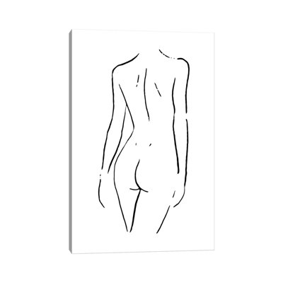 Female Body Sketch I - Print on Canvas