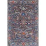 Traditional, Transitional One-of-a-Kind Rectangle 4'1" X 6 Hand Knotted Area Rug