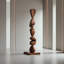 Ornements de sculpture créatifs en bois d'hévéa