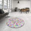 Tapis rouge/rose tissé à la machine-549181768