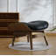 Fauteuil à oreilles et repose-pieds Jeyshan-795056319