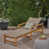 Brown Cushion/Teak Frame selected
