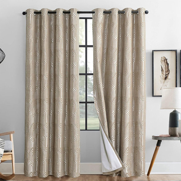 Novond Polyester Room Darkening Single Curtain Panel Panel | Wayfair