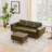 Inayat 29.7''W Upholstered Ottoman-1002008885