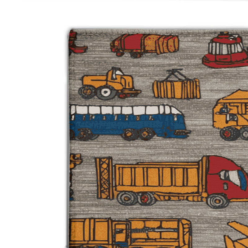 Tapis intérieur et extérieur gris Transport, Rectangulaire 8 pi x 10 pi