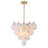 Globo - Chandelier - 9-Light - Milky White Glass/Brass-1603973290-1603973301-1603973302