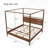 Wooden Canopy Bed Frame Four Posters Bed-1600835089