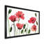 Coquelicots rouges rétro - peinture sur toile-60162955-60162954