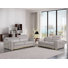 Aylar 2 Piece Top Grain Italian Leather Living Room Set