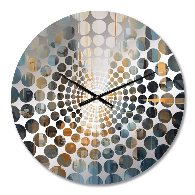 Horloge murale Tuptim - Minimalisme abstrait, Petit