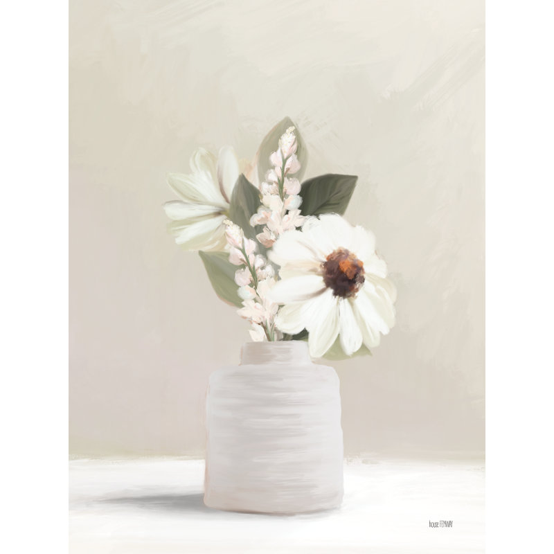 Bespoken Wildflowers par House Fenway, Frameless Canvas Print without Mat, H 24 po x l 18 po