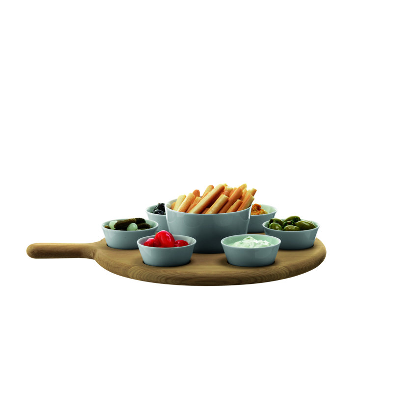 Paddle Porcelain Serving Bowl