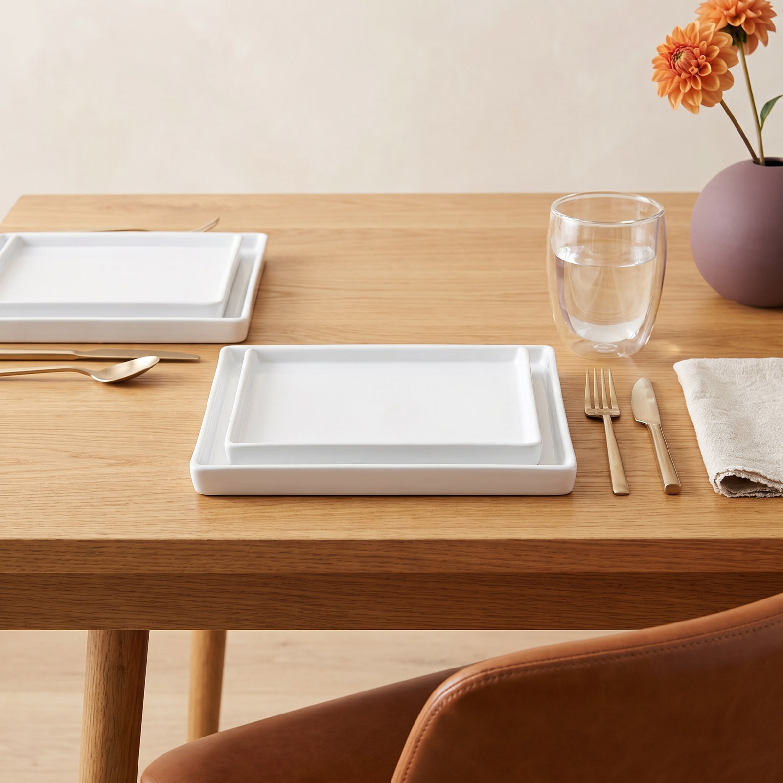 Grace 7" Salad Plate, White