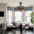 5-light Dimmable Vintage Tiffany Stained Glass Chandelier