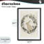 «Pastoral Bunny Wreath», reproduction encadrée sous verre, design by Creative Studio-1724978178-1724978179