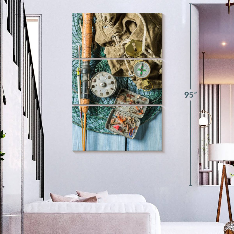 Fisherman Accessories, 57" H x 36" W