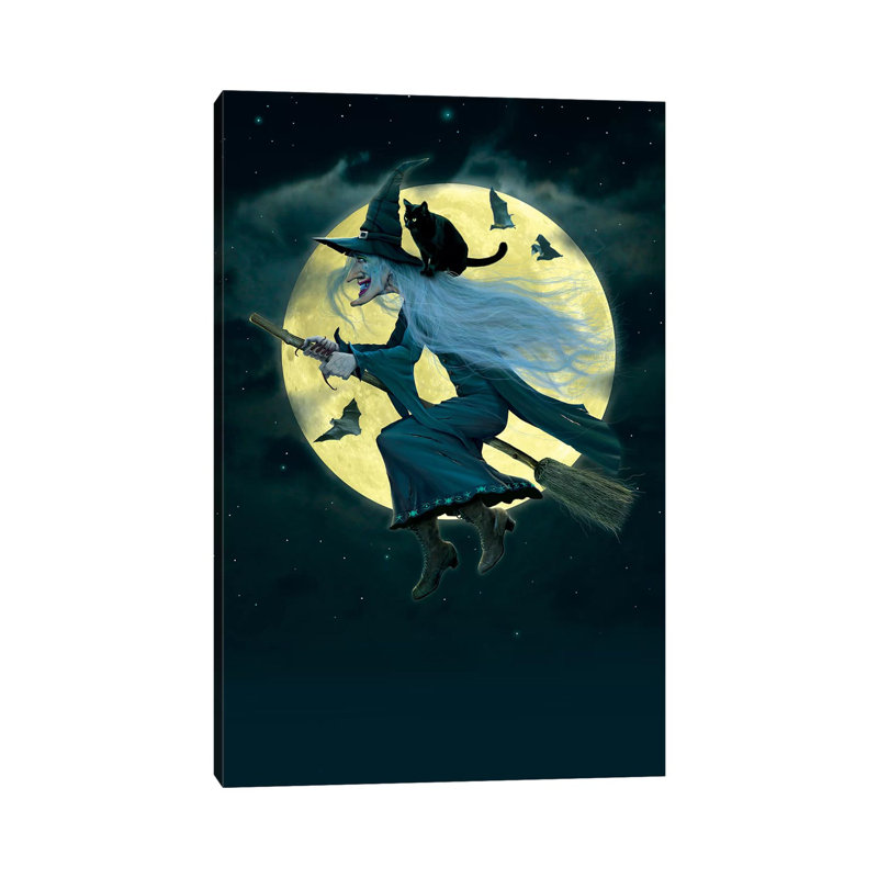 Witch by Vincent Hie - Print on Canvas, 101.6 cm H x 66.04 cm W x 1.91 cm D, Wrapped Canvas