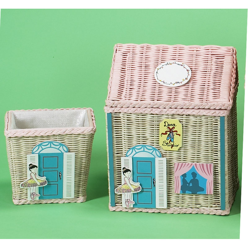 Petit panier à linge à mèches