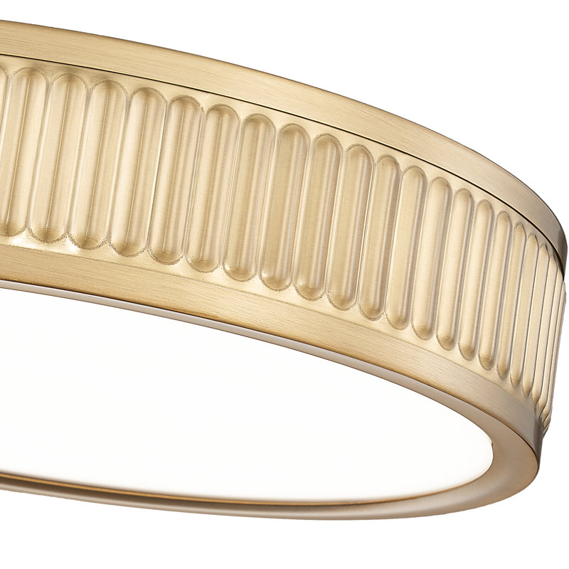 Joanie 12.75 inch 1 Light Flush Mount, Gold