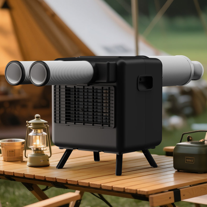 Tent Air Conditioner Portable Air Conditioner 3300BTU Air Conditioner Camping Tent Black Outdoor Event