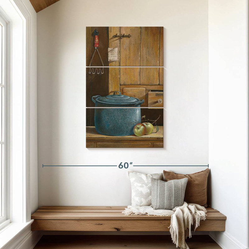 Senne Apple Dumplings, 45" H x 28" W