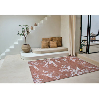 Floral Recycled P.E.T Area Rug
