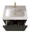 24" Floating Bathroom Vanity - Striped Brushed Black Oak, White Ceramic Sink Sophisticated Oak Finish, Magnetism-1965519136-1965519141