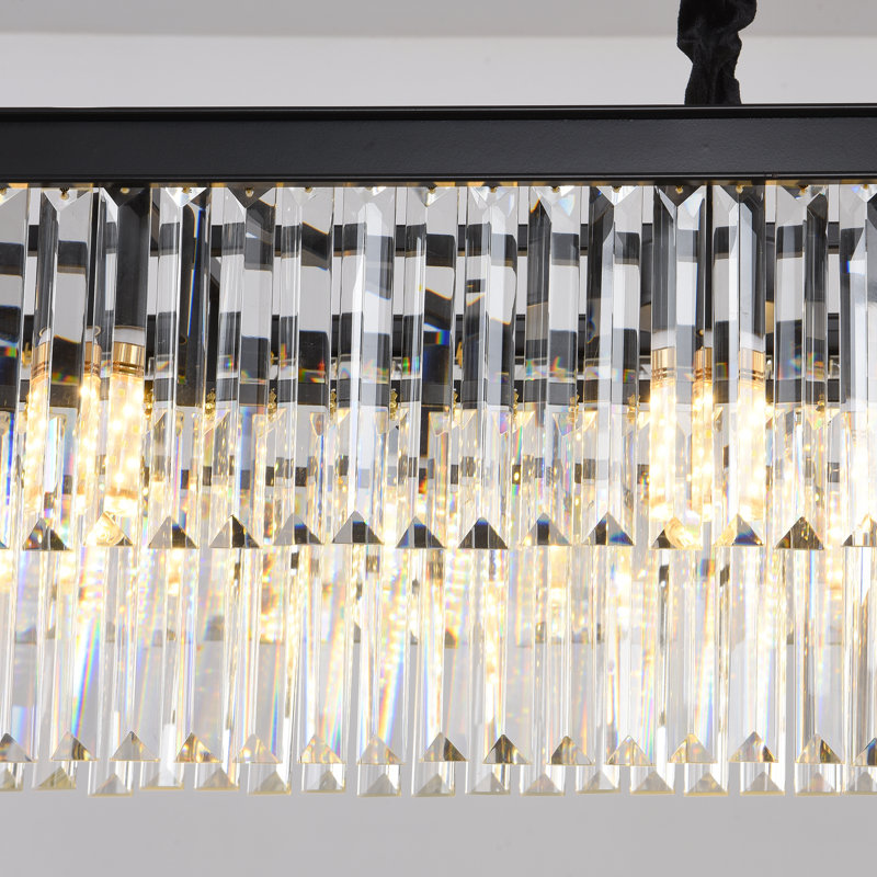 Geboe 6 - Light Dimmable Kitchen Island Square / Rectangle Chandelier