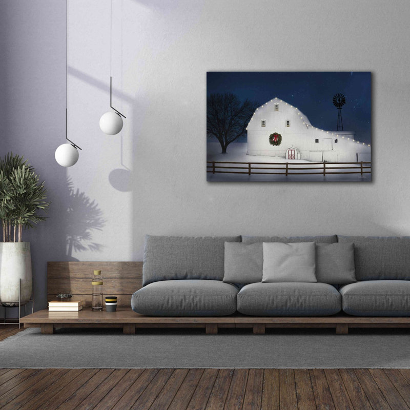 «Christmas Starry Night» par Lori Deiter, art mural sur toile, H 40 po x l 60 po x P 1,5 po