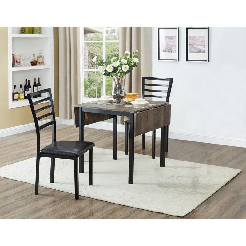 Annalee Extendable Metal Base Dining Table